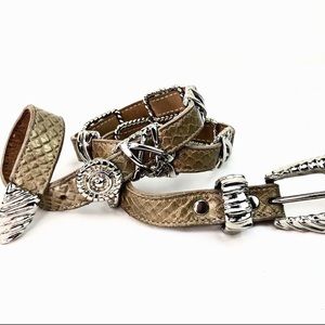 Leatherock Vintage Handcrafted Tan Leather Belt .75” x 30”